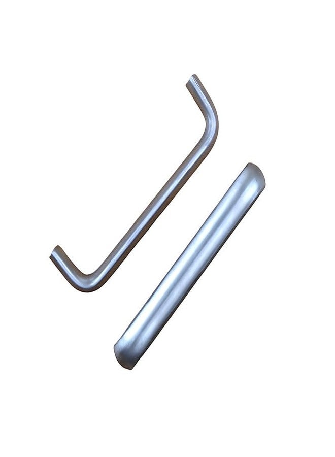 ELITONE Stainless Steel 'D' Type Cabinet Handle Pull for Kitchen and Wooden Furniture Doors/Drawers/Cupboard|Pack of 4,Brushed Nickel | 4 Inch - Image 3